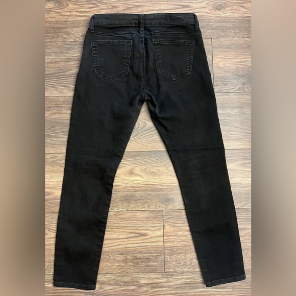 Kut From The Kloth Emma Ankle Skinny Jeans Women Size 2 Black - Picture 4 of 10